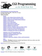 CGI Programming: on the World Wide Web