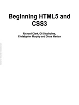 Beginning HTML5 and CSS3