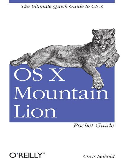 OS X Mountain Lion Pocket Guide