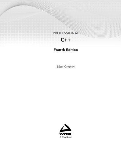 Professional C++, 4th Edition