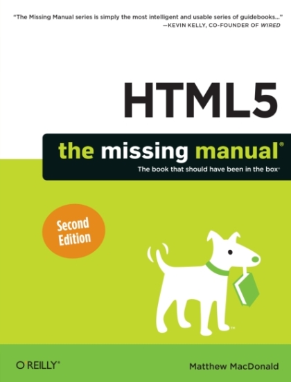 HTML5 the missing manual 2nd Edition