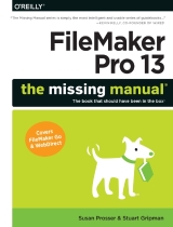 FileMaker Pro 13 the missing manual