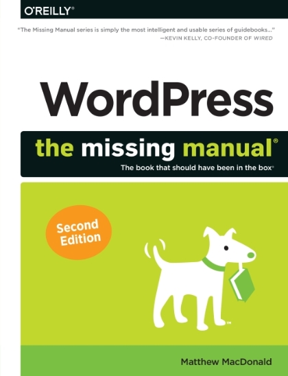WordPress: the missing manual 2nd Edition