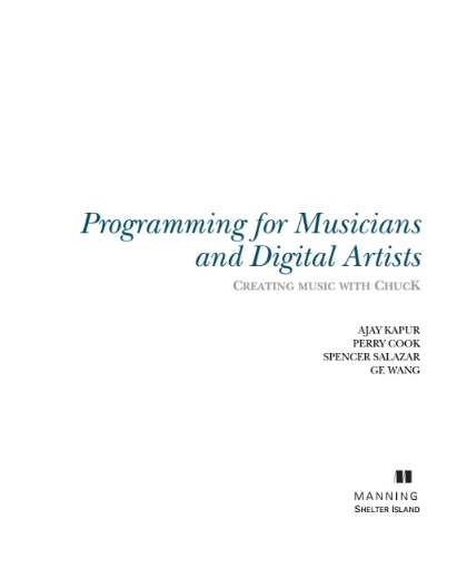 Programming for Musicians and Digital Artists