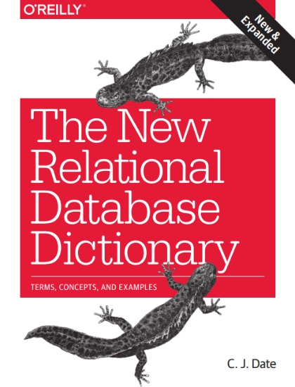 The New Relational Database Dictionary