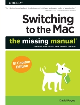 Switching to the Mac El Capitan Edition the missing manual