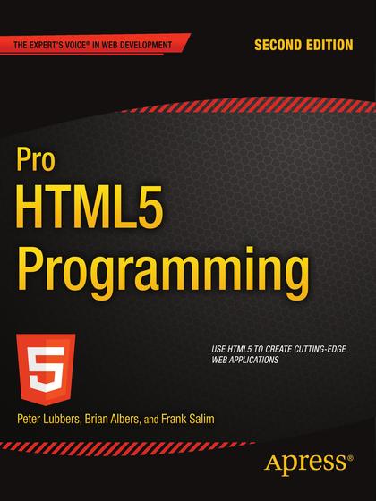 Pro HTML5 Programming